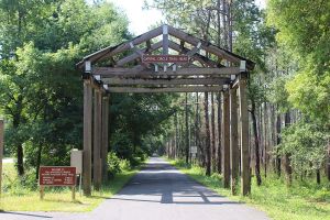The Tallahassee - St Marks Historic Railroad State Trail Capital City trail head