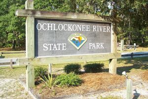Roadside sign Ochlockonee River State Park